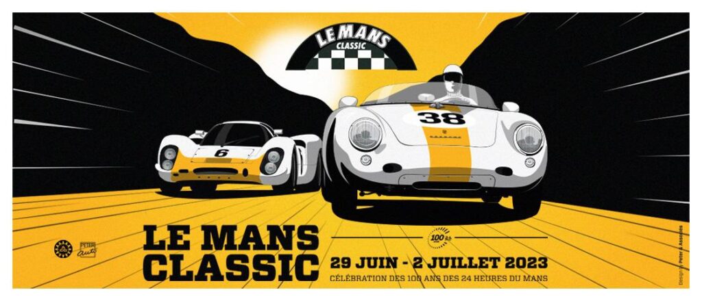 Affiche de l'événement "Le Mans Classic"